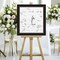 Trio Signature Mat Picture Frame, Photo Frame Wedding Guest Book Alternative, Autograph Picture Mat for Signature Board, Wedding Celebrations Graduations Support Encouragement or Retirement